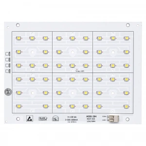 MDA000-284 100W 3535 3V 46 LED 8li Lensli Projektör LED PCB Modülü