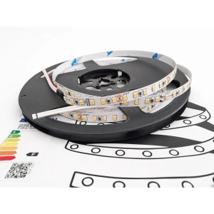 Premium Samsung 2835 8mm PCB 35/35µm 24V 120 LED/m İç Mekan IP20 Şerit LED 10m Rulo