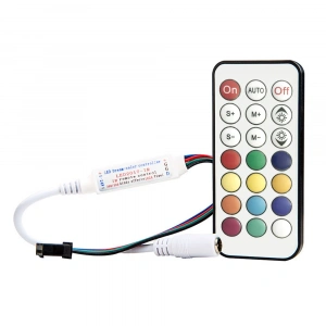 SP104E RF Kumandalı Pixel LED Kontrol Cihazı | 5-24V DC | 2048 Pixel | SPI Controller