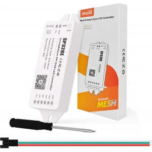 SP328E Bluetooth BLE Mesh SPI Piksel LED Kontrol Cihazı | DC5-24V | 900 Piksel