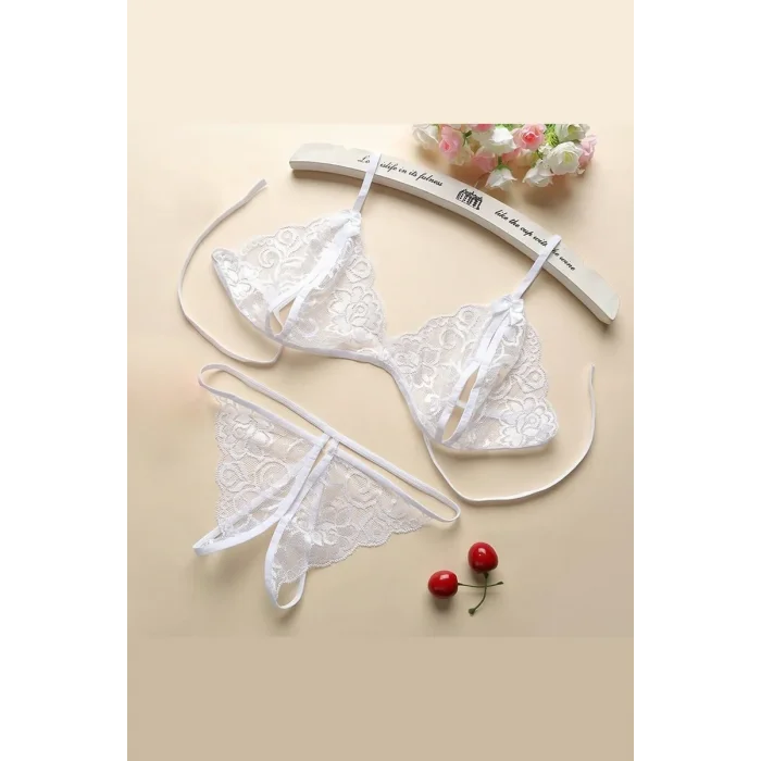 Kadın Dantelli Sütyen Külot Takımı 5li Set