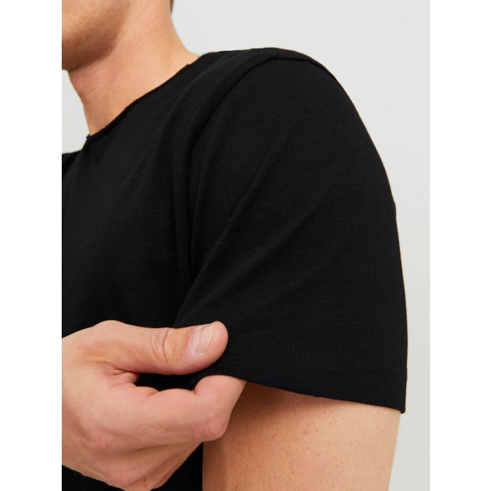 Black JJEBASHER BİSİKLET YAKA ERKEK T-SHIRT 12182498