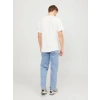 Cloud Dancer JJEBASHER BİSİKLET YAKA ERKEK T-SHIRT 12182498
