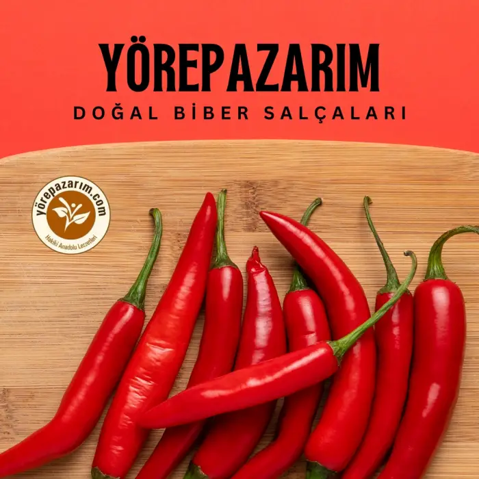 Biber Salçası Orta Acı 1 Kg