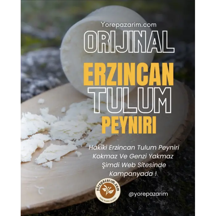 Erzincan Tulum Peyniri 980 Gr