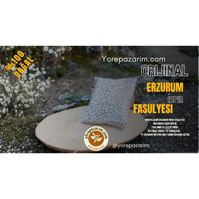 Erzurum İspir Fasulye 1 Kg