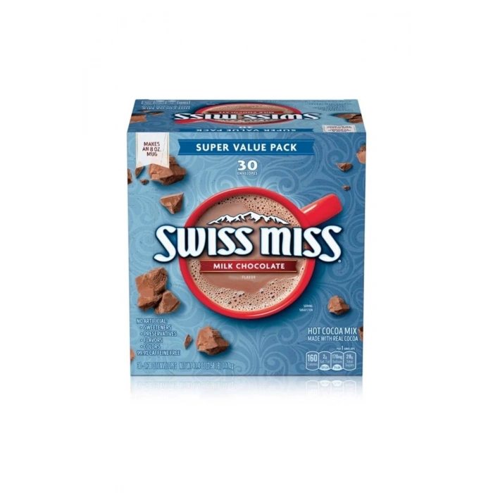 Swiss Miss Milk Chocolate 30lu Paket 1.17 Kg.