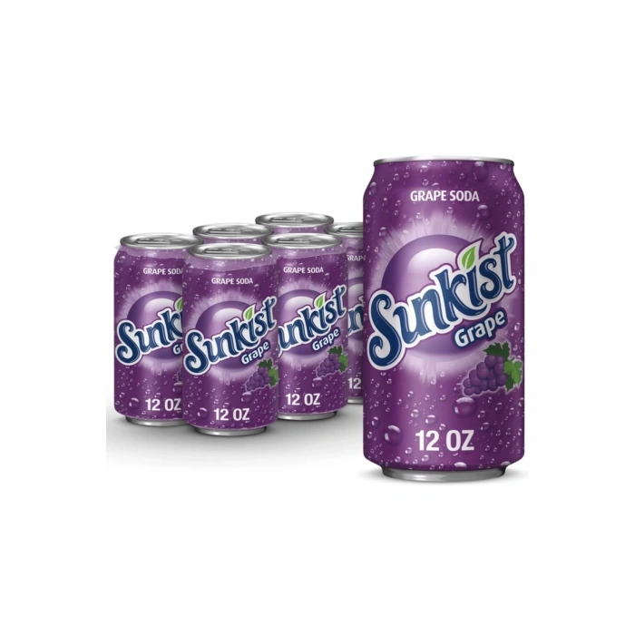 Sunkist Grape Soda 12 Adet