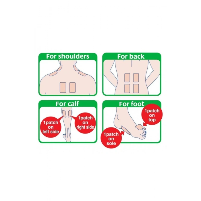 Pain Releving Patch 60 Adet Yakı ( 7.2 cm x 4.6 cm )