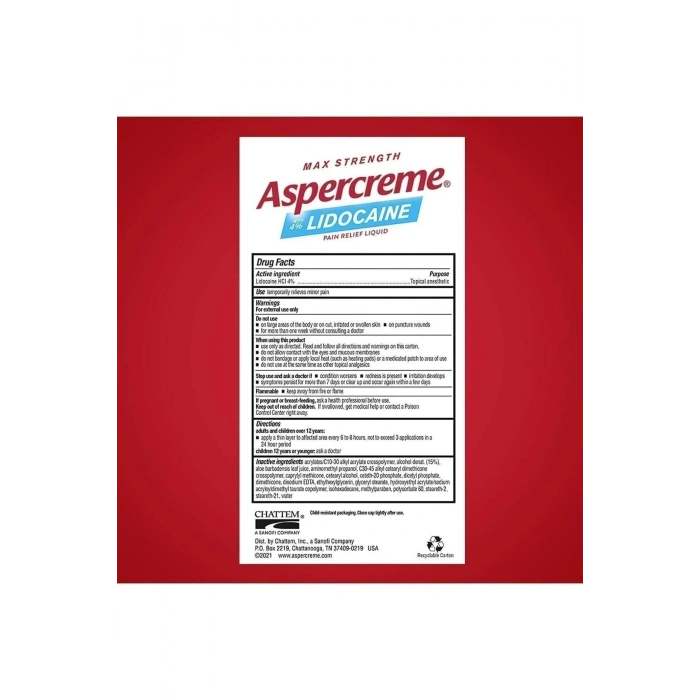 Lidocaine Roll On 73 Ml.