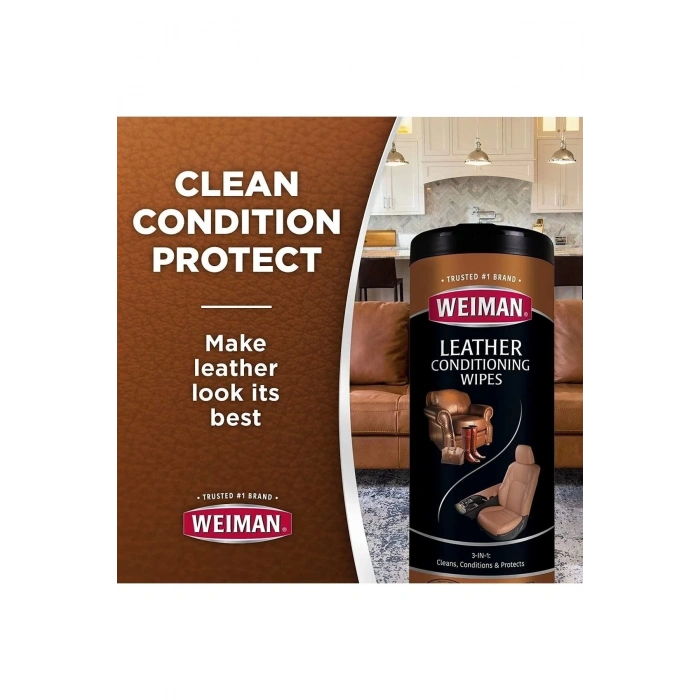 Leather Conditioning Wipes 30 Adet