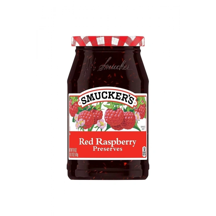 Smuckers Red Raspberry Preserves 510 Gr.