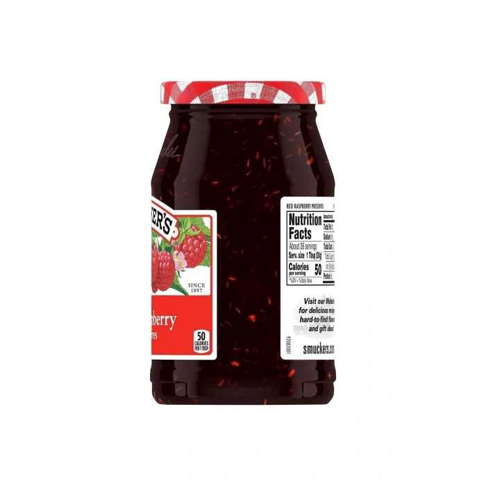 Smuckers Red Raspberry Preserves 510 Gr.