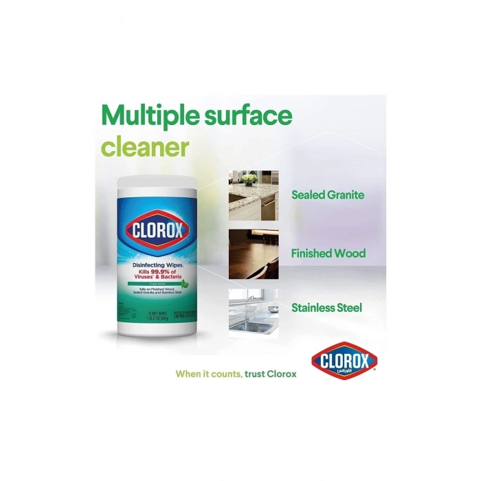Disinfecting Wipes Fresh Scent 75 Adet