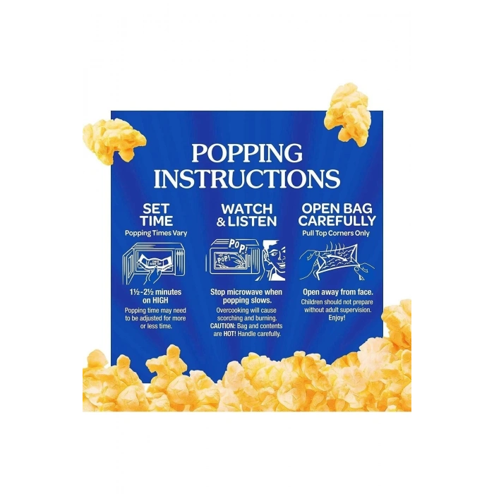Iı Butter Lovers Microwave 6 Paket Popcorn 468 Gr.