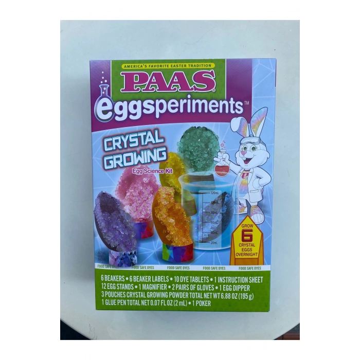 Paas Easter Eggsperiments Crystal Growing Egg Science Kit