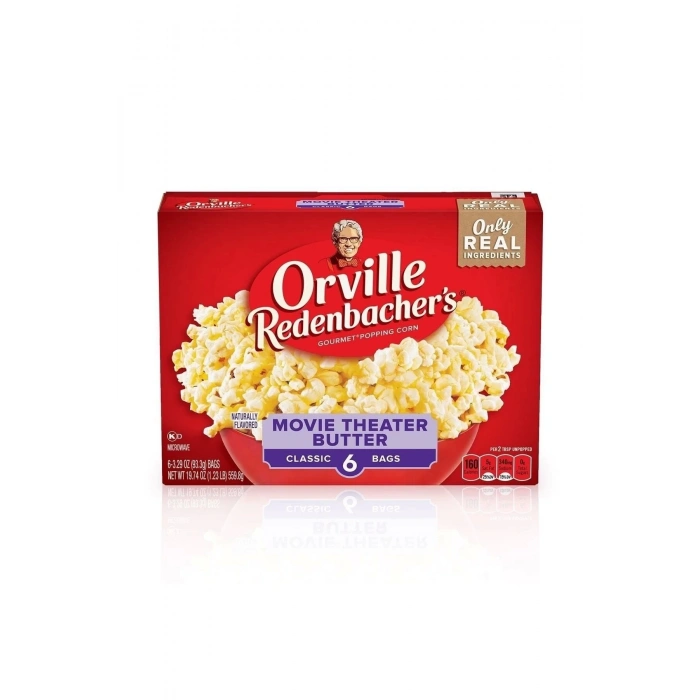 Redenbachers Movie Theather Butter Classic Bags 6 Adet 559,8 Gr.