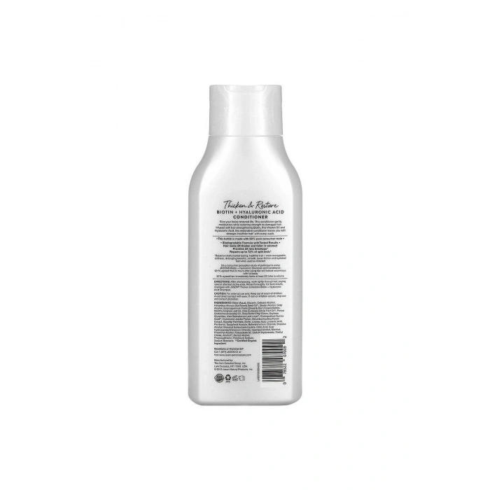 Jason Natural, Conditioner, Biotin + Hyaluronic Acid, 16 oz 473 gr
