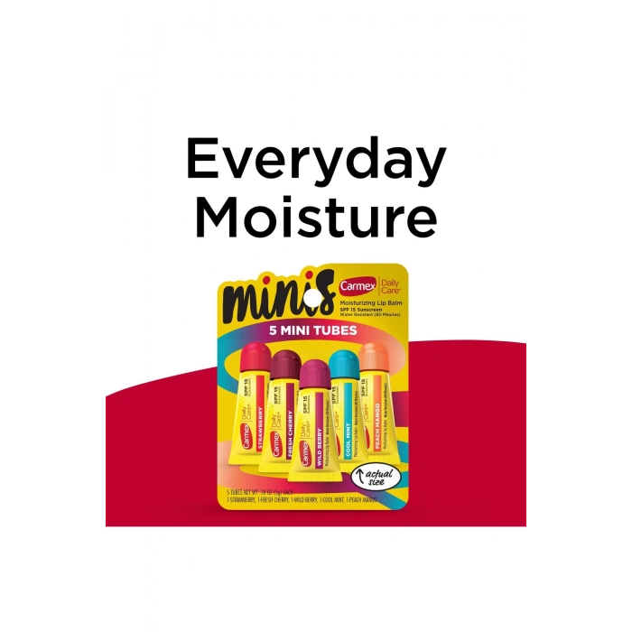 Minis Daily Care Moisturizing Lip Balm 5 Mını Tubes 5 gr