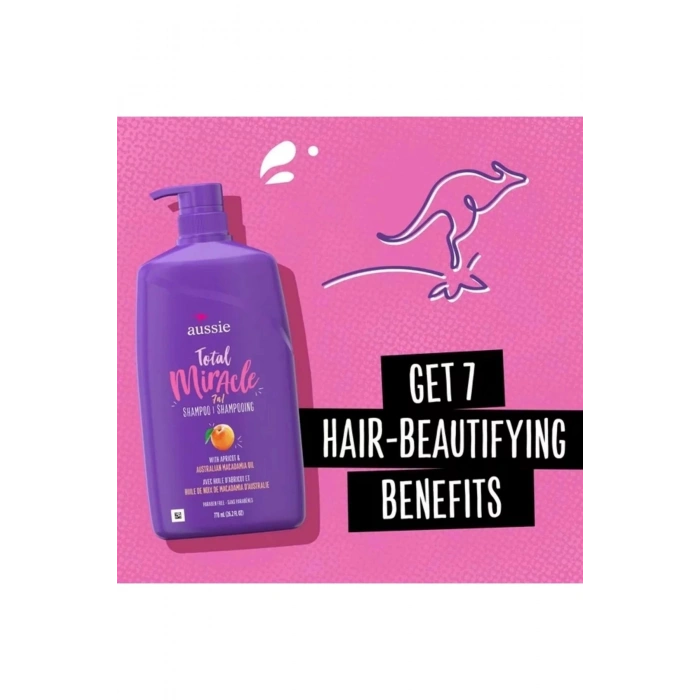 Total Miracle 7 in 1 Shampoo Wıth Aprıcot Australıan Macadamıa 778 ml