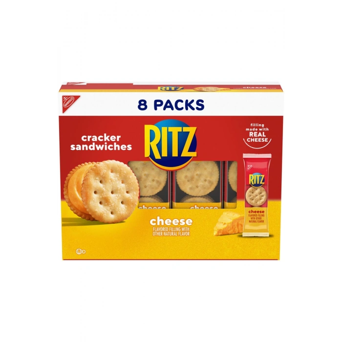 Cracker Sandwiches Cheese 8 Packs 304 Gr.