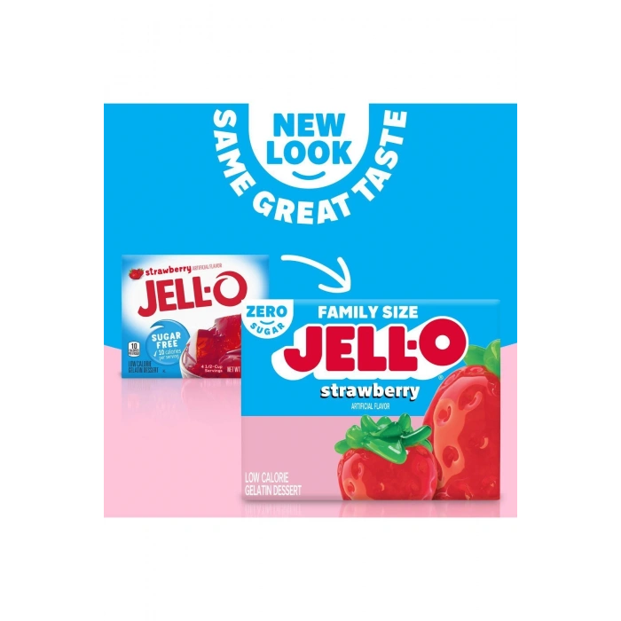 Strawberry Artıfıcıal Flovor Famıly Sıze Zero Sugar 17 Gr.