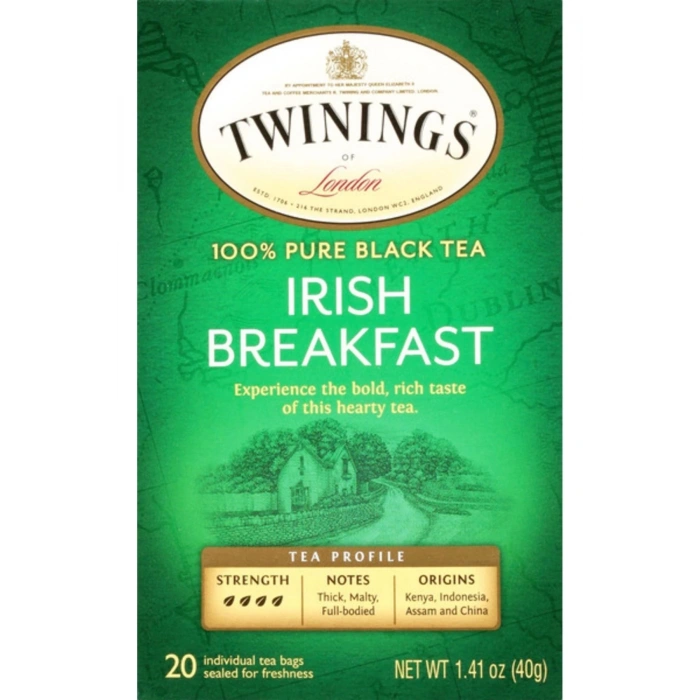 Of London Pure Black Irısh Breakfast 20 Bags Poşet Çay 40 gr