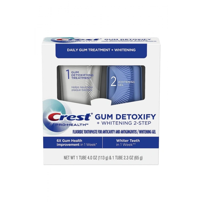 Gum Detoxıfy Pro Health Whıtenıng 2-step Diş Beyazlatma Seti 113gr 65gr