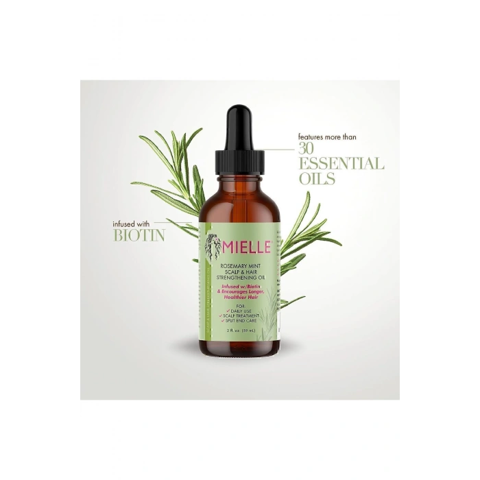 Organic Rosemary Mint Scalp Hair Strengthening Oil 59ml