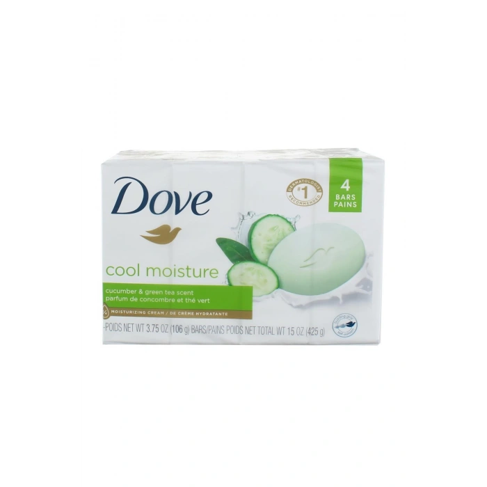 Cool Moisture Cucumber&Green Tea Scent 4 Bars Paıns 106 gr X 4 Adet 425 gr Nemlendirici Sabun