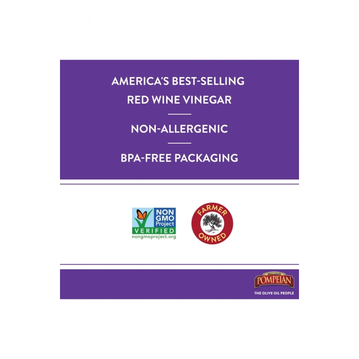 Pompeıan Gourmet Red Wine Vınegar Bold&Fruıty Sirke 473 ml