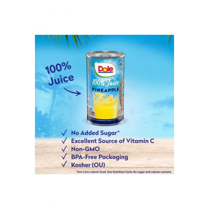 % 100 Juıce Pineapple 6 Adet X 177 ml 36 Oz.