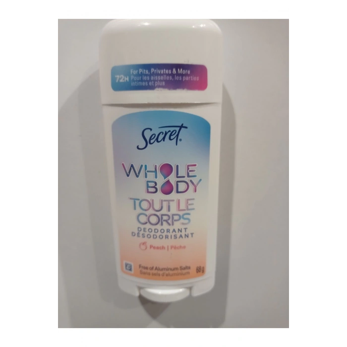 Whole Body Toutle Corps Deodorant Desodorısant Peach Free of Aluminum Salts 68 gr