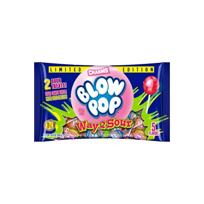 Lımıted Edıtıon Blow Pop Halloween Way 2 Sour 5 Flavors 294 gr