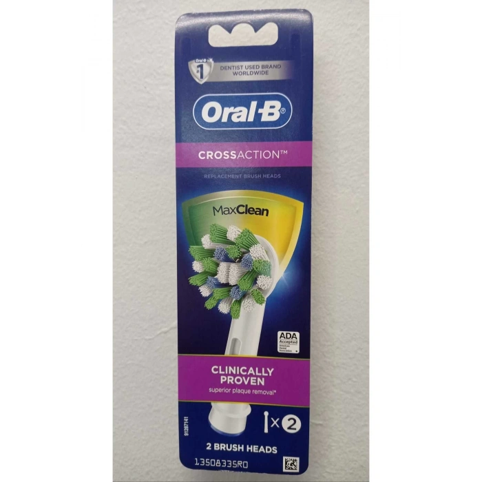 Crossa Actıon Max Clean Clınıcally Proven 2 Brush Heads Yedek Başlık 2 Adet