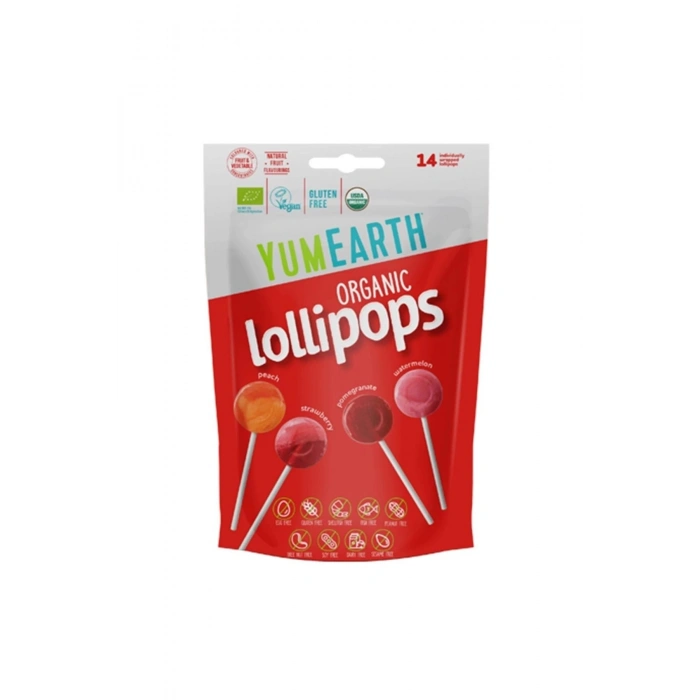Yumearth Organıc Lollipop 14 Lollipops 87 gr