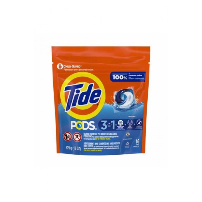 Orıgınal 3 ın 1 Pods Çamaşır Deterjanı 16 Adet 379 gr