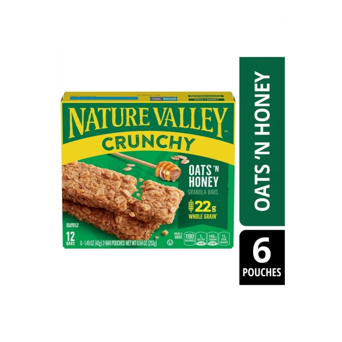 Valley Crunchy Oatsn Honey 12 Bars