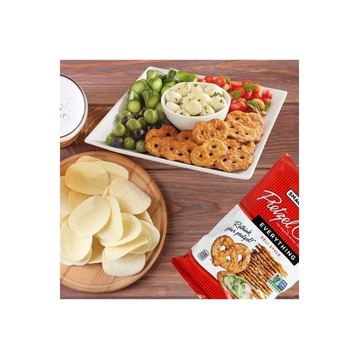 Pretzel Crisps Crunchy Cracker Everythıng Delı Style Kraker 204 gr