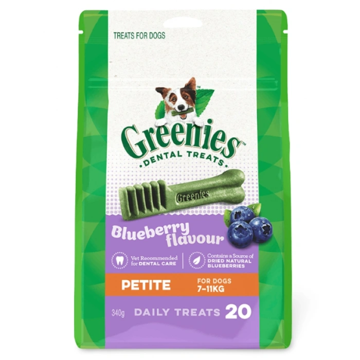 Greenies Dental Treats Blueberry Flavor Petıte Doğal Köpek Ödülü 340 gr