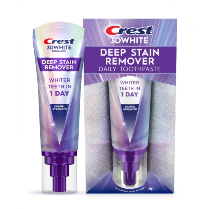Crest 3D Whıte Daıly Toothpaste Deep Staın Remover Enamel Strength Diş Macunu 87 ml