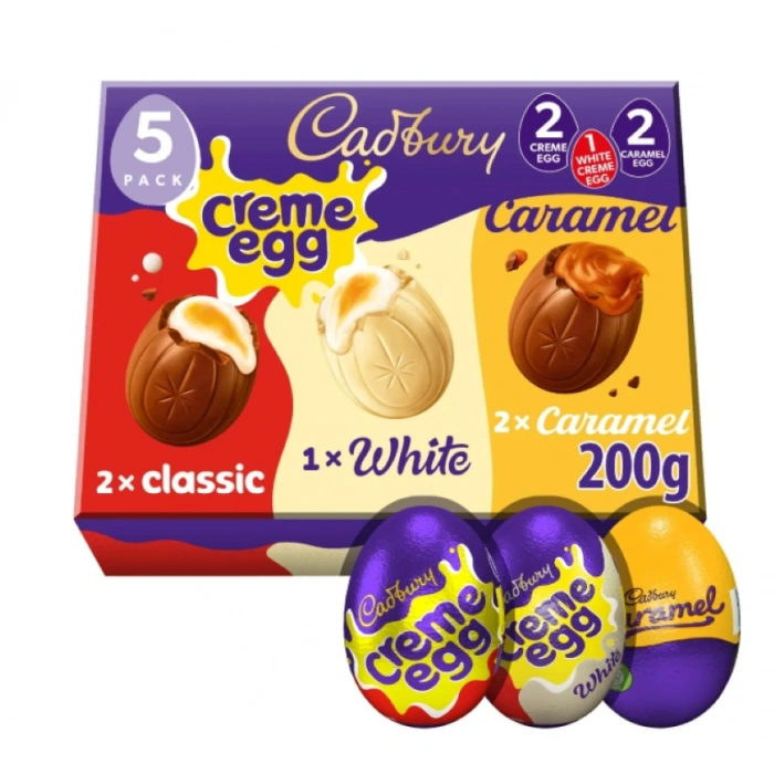 Cadbury Creme Egg 5 Pack Çikolata (Karışık) 200 gr