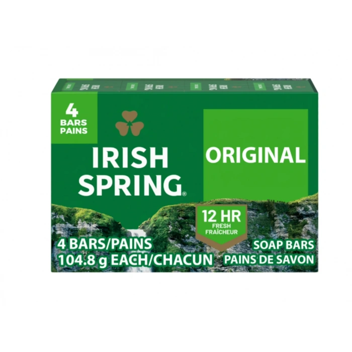 Irısh Sprıng Orıgınal Clean Wıth Flaxseed Oıl 4 Bars Sabun 419 gr