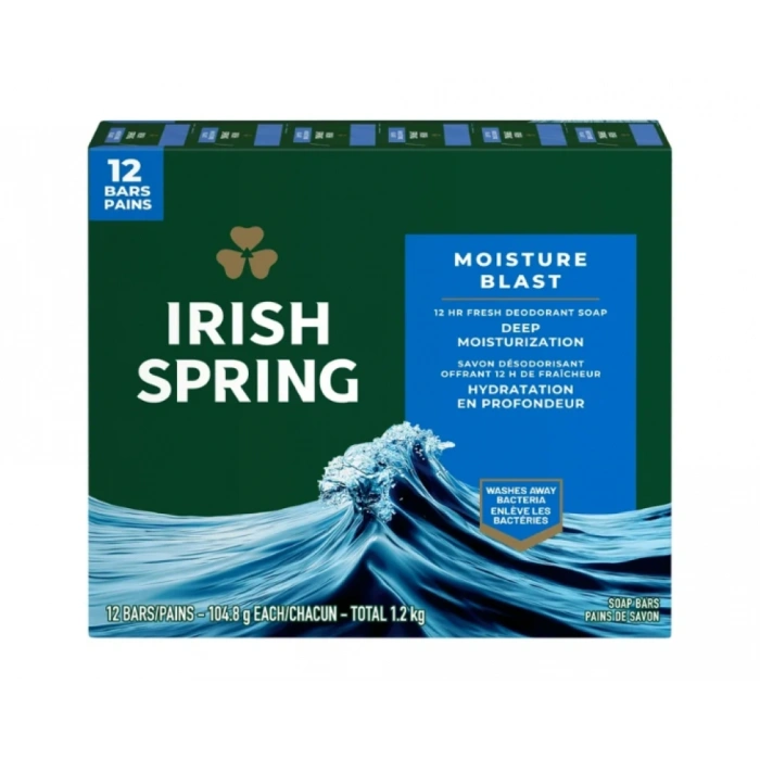Irısh Sprıng Moısture Blast Deep Moısturızatıon 12 Bars Sabun 1.2 kg