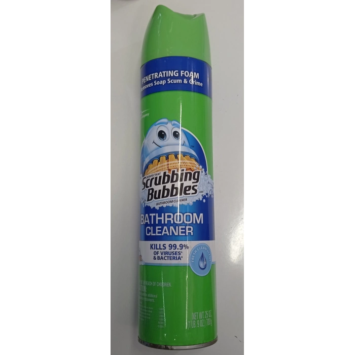 Scrubbing Bubbles Bathroom Cleaner Penetratıng Removes Soap Scum & Grime Banyo Temizleyici 708 g