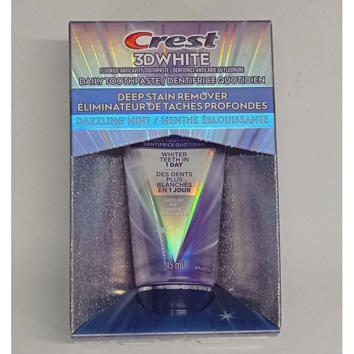 Crest 3D Whıte Daıly Tootpaste Deep Staın Remover Dazzlıng Mınt Diş Macunu 45 ml