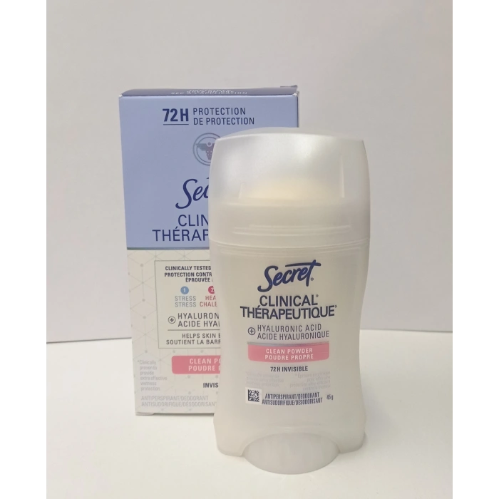 Secret Therapeutıque Notes of Clean Powder Invısıble Stıck Deodorant 45