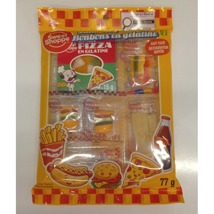 Sweet Shoppe Gummies Bonbons en Gelatine Şekerleme 77 gr