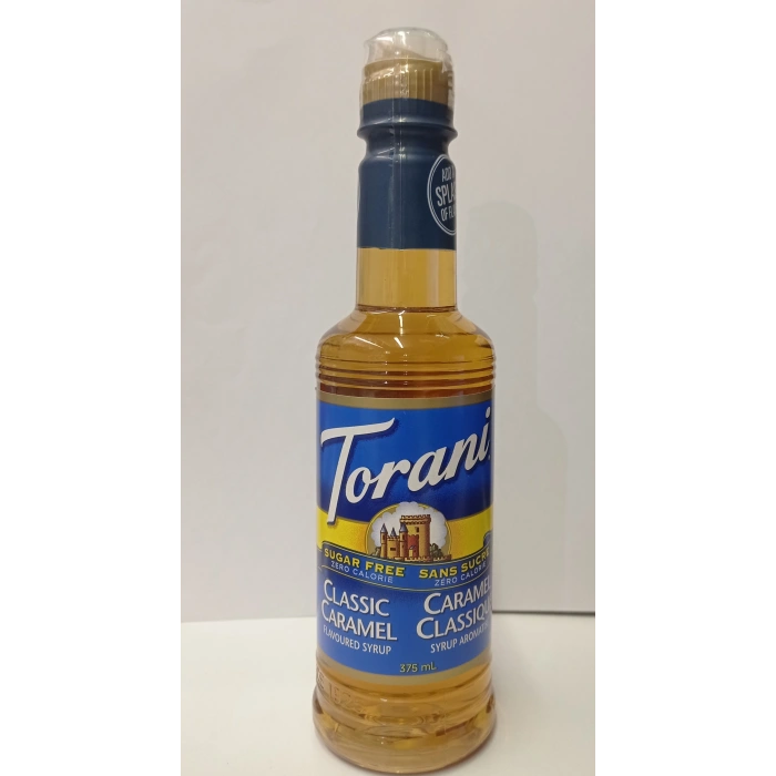 Torani Sugar Free Classıc Caramel Flovored Syrup 375ml