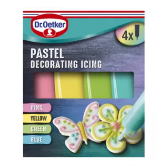 Dr. Oetker Pastel Decoratıng Icıng Pastel Dekoratif Krema 4 x 17g (68g)